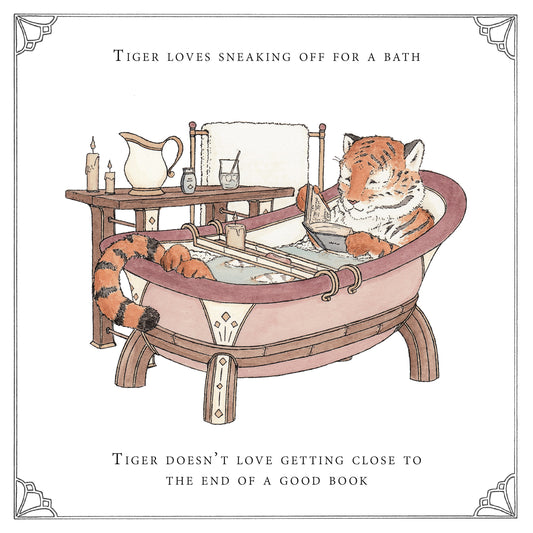 E-Newsletter Edition II: Tiger in the Tub!