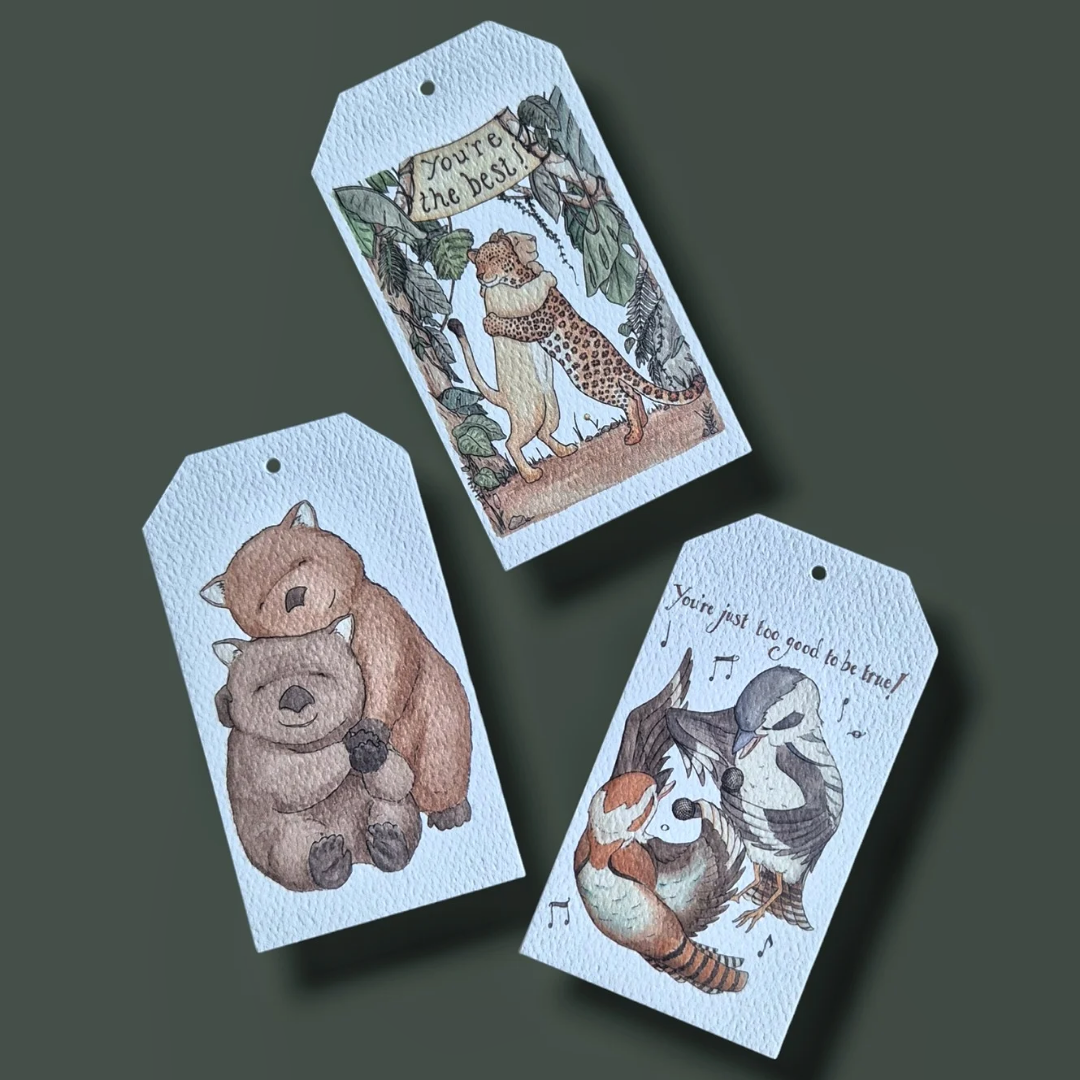 Duet of the Kookaburras - Gift Tag