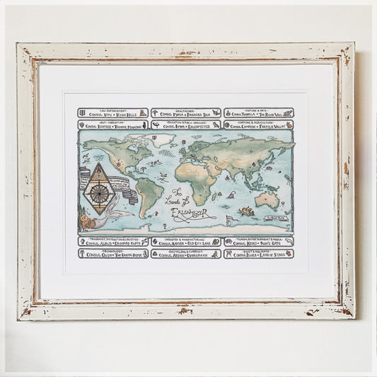 Lands of Erlenmeyer - A3 Art Print