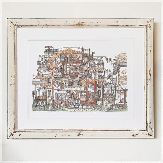 The Philosopher's Den - A3 Art Print