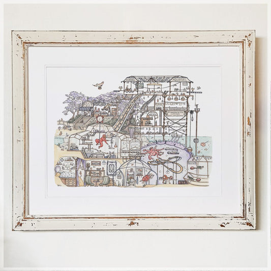 The Underwater Post Office - A3 Art Print