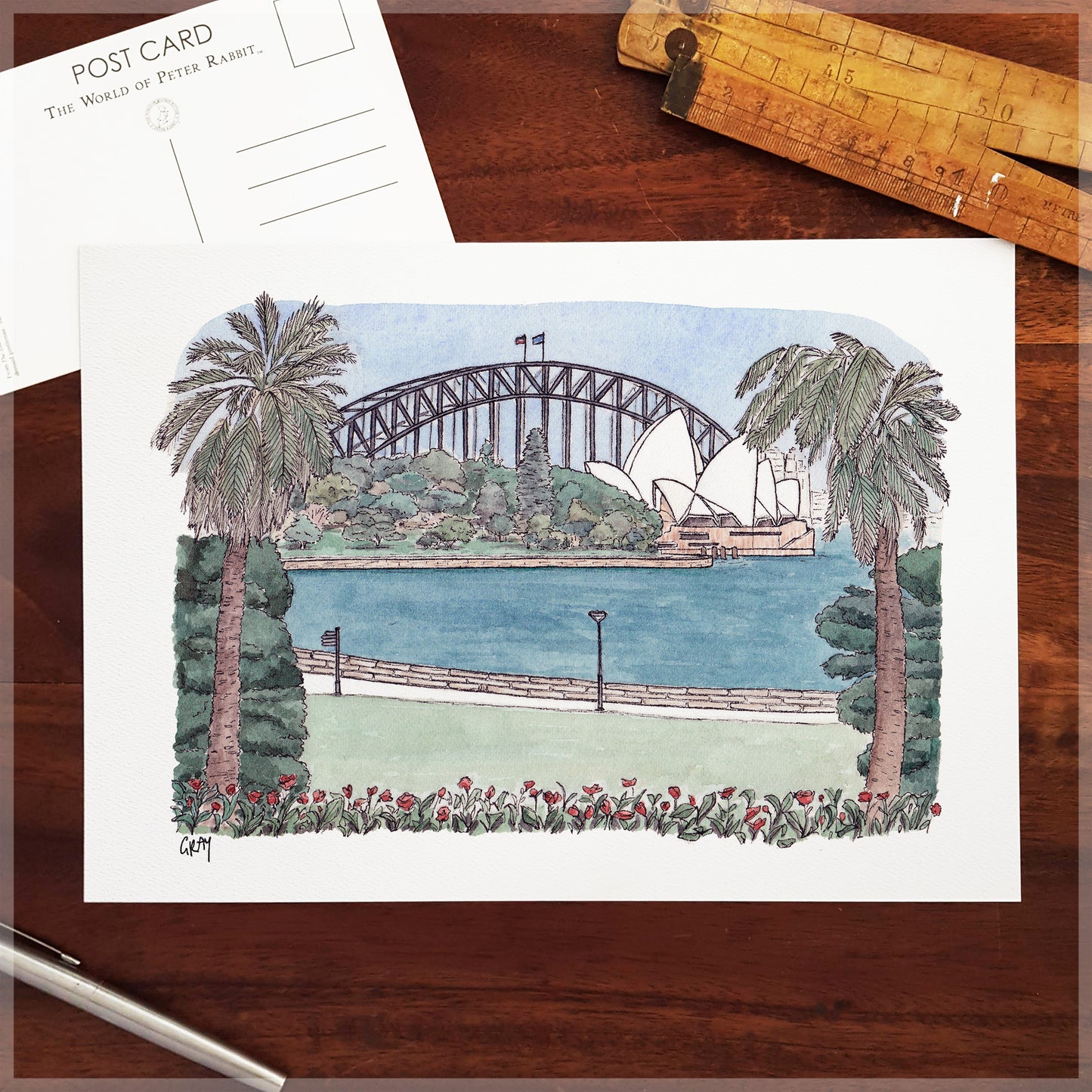 Royal Botanic Gardens - A3 Art Print