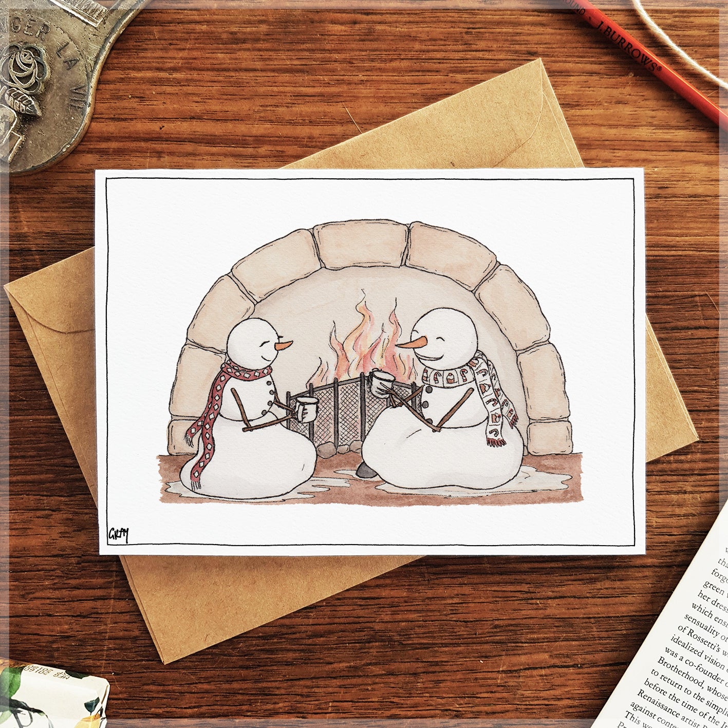 Cosy With Cocoa - Christmas Card