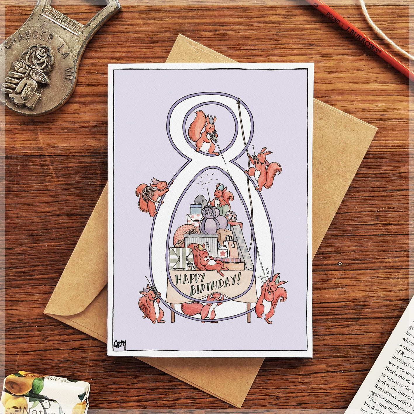 8th Birthday - Greeting Card