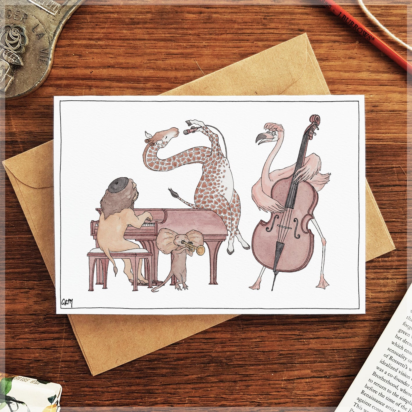 The Jazz Swingers - Greeting Card