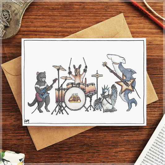 Head Crush - Greeting Card