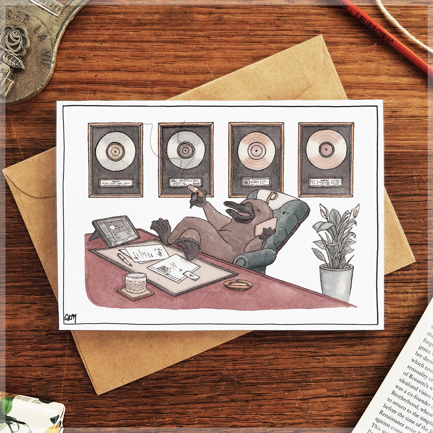 Dr Plat - Greeting Card