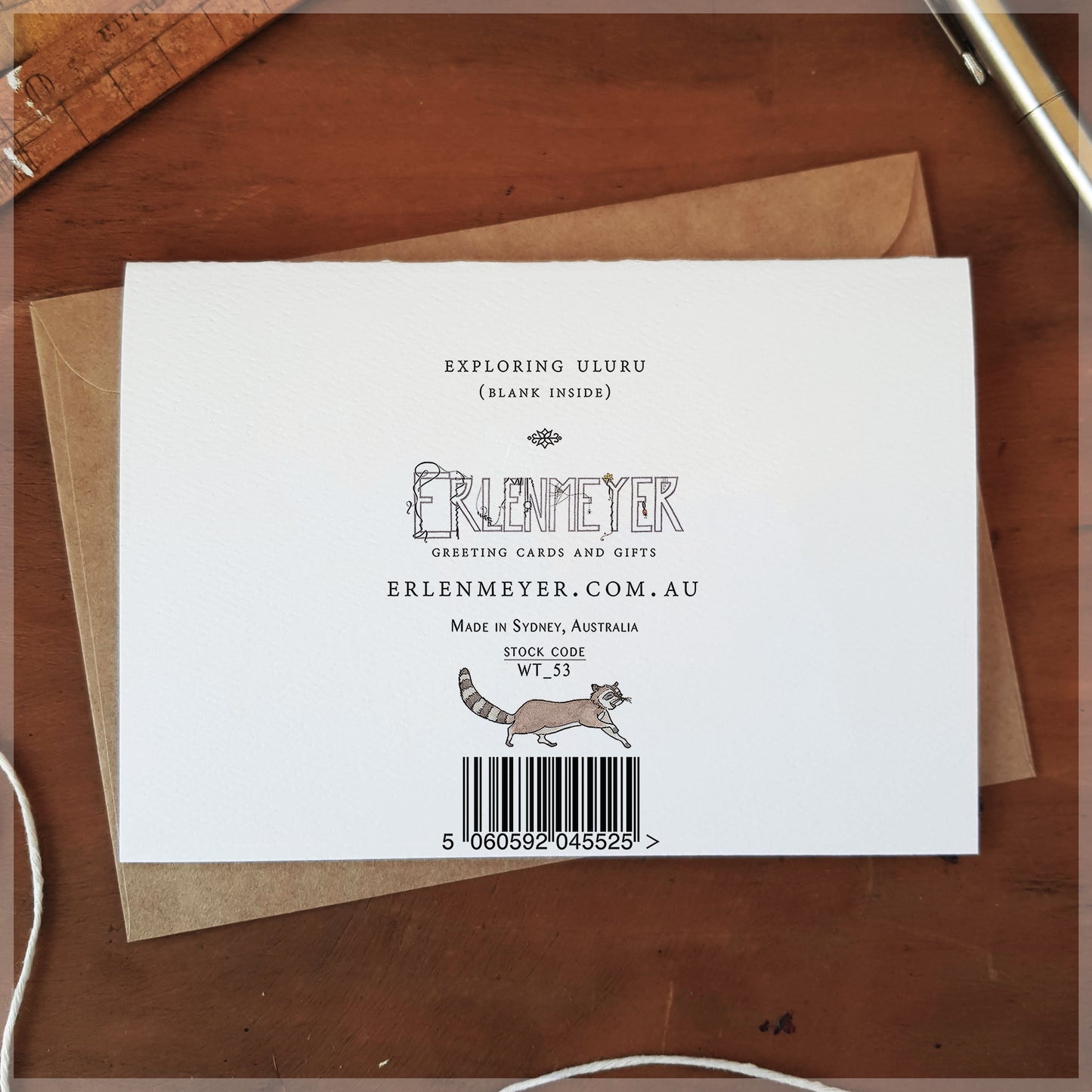Exploring Uluru - Greeting Card