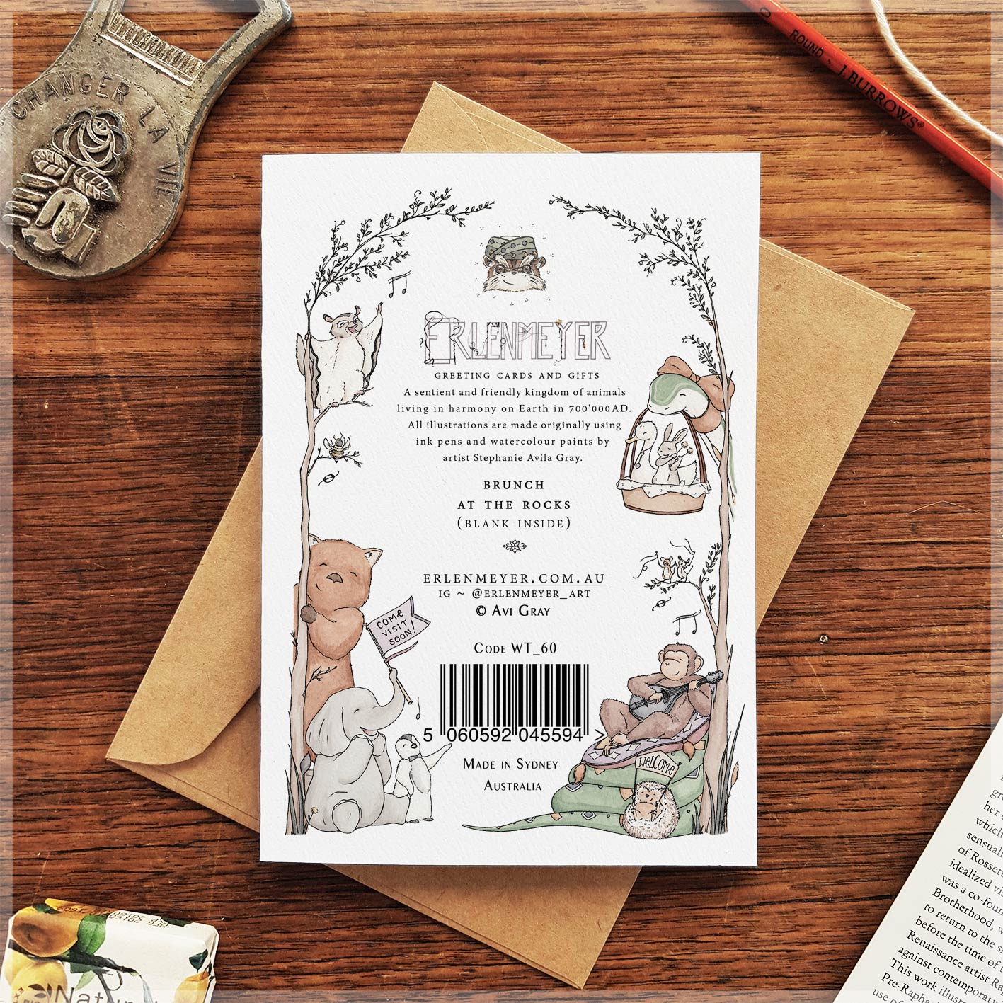 Brunch at the Rocks - Greeting Card