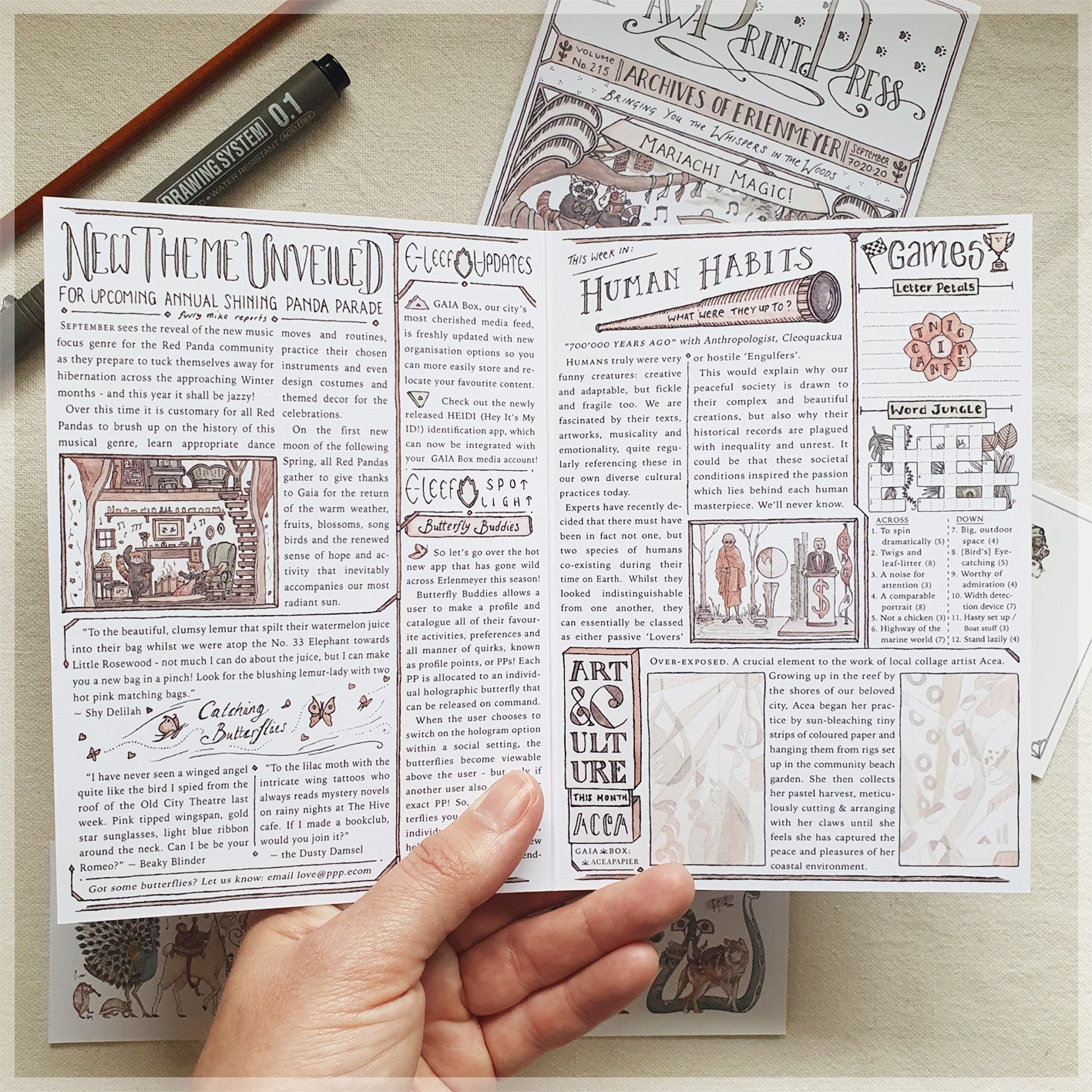 Paw Print Press Animal Newspaper ~ Volume II