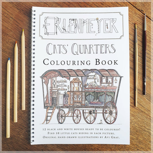 Cats' Quarters - A4 Colouring Book