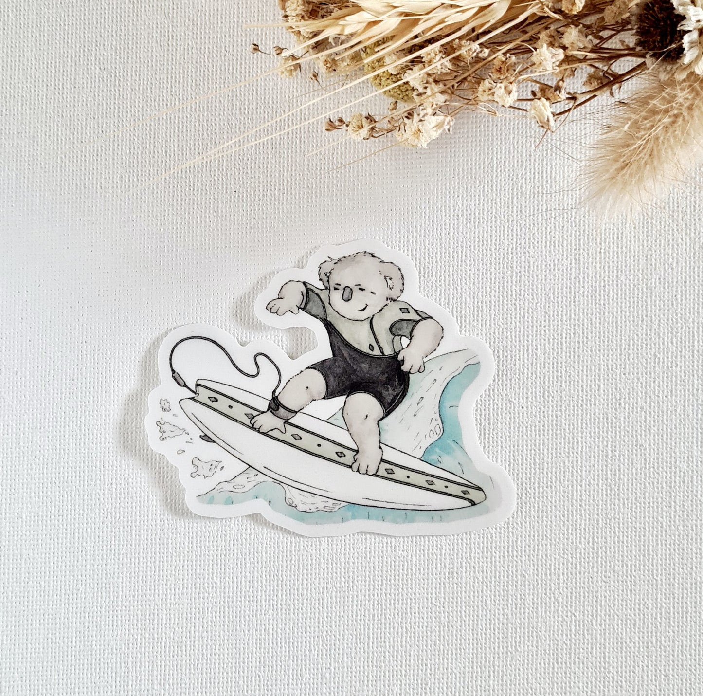 Koala Surfer Solo - Vinyl Sticker