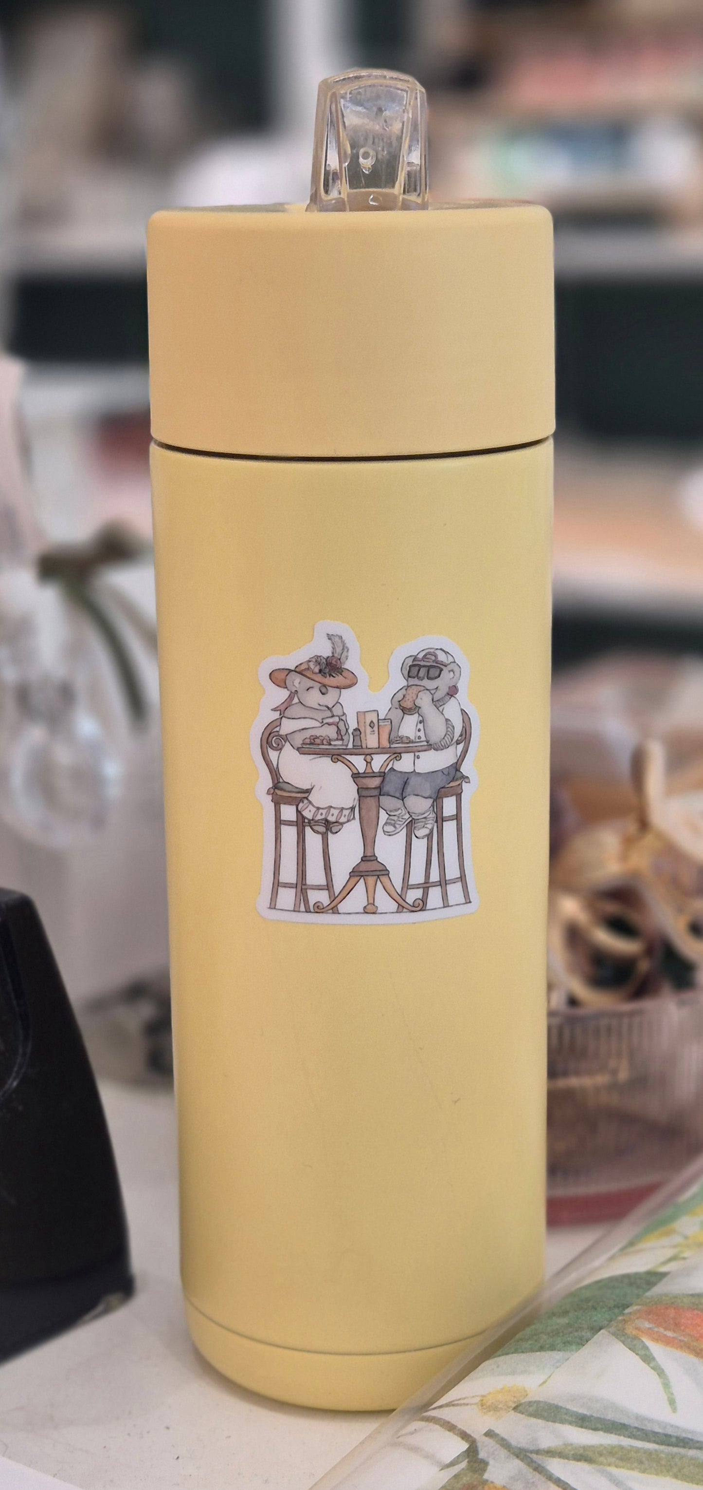 Koalas at Brunch - Vinyl Sticker