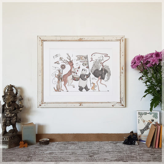 Autumn Parade - A3 Art Print