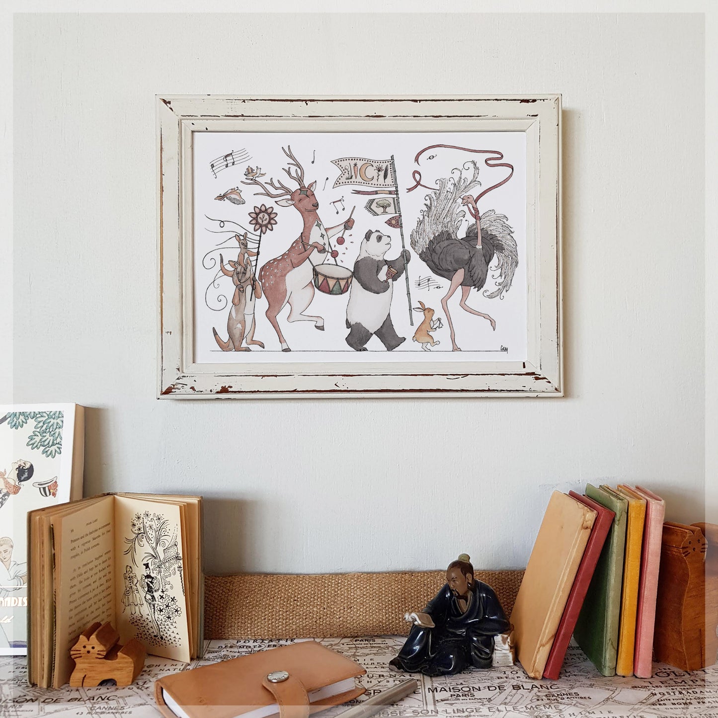 Autumn Parade - A4 Art Print