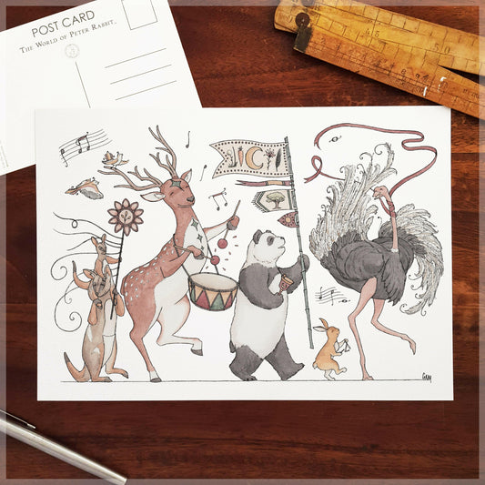 Autumn Parade - A4 Art Print