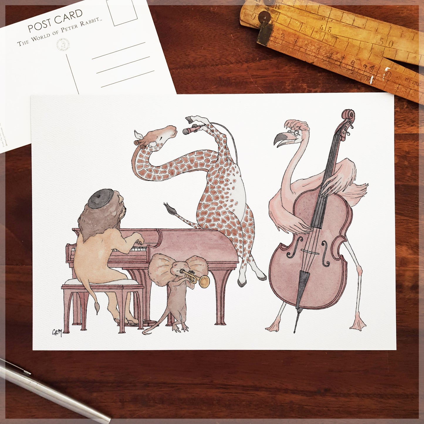 The Jazz Swingers - A4 Art Print