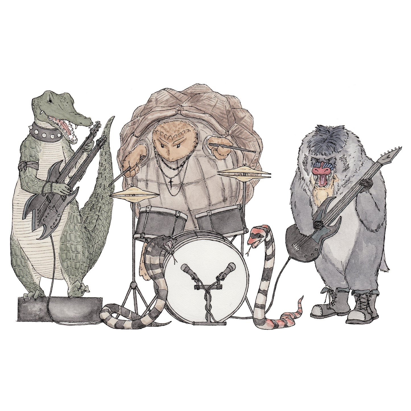 The Rockers - A4 Art Print