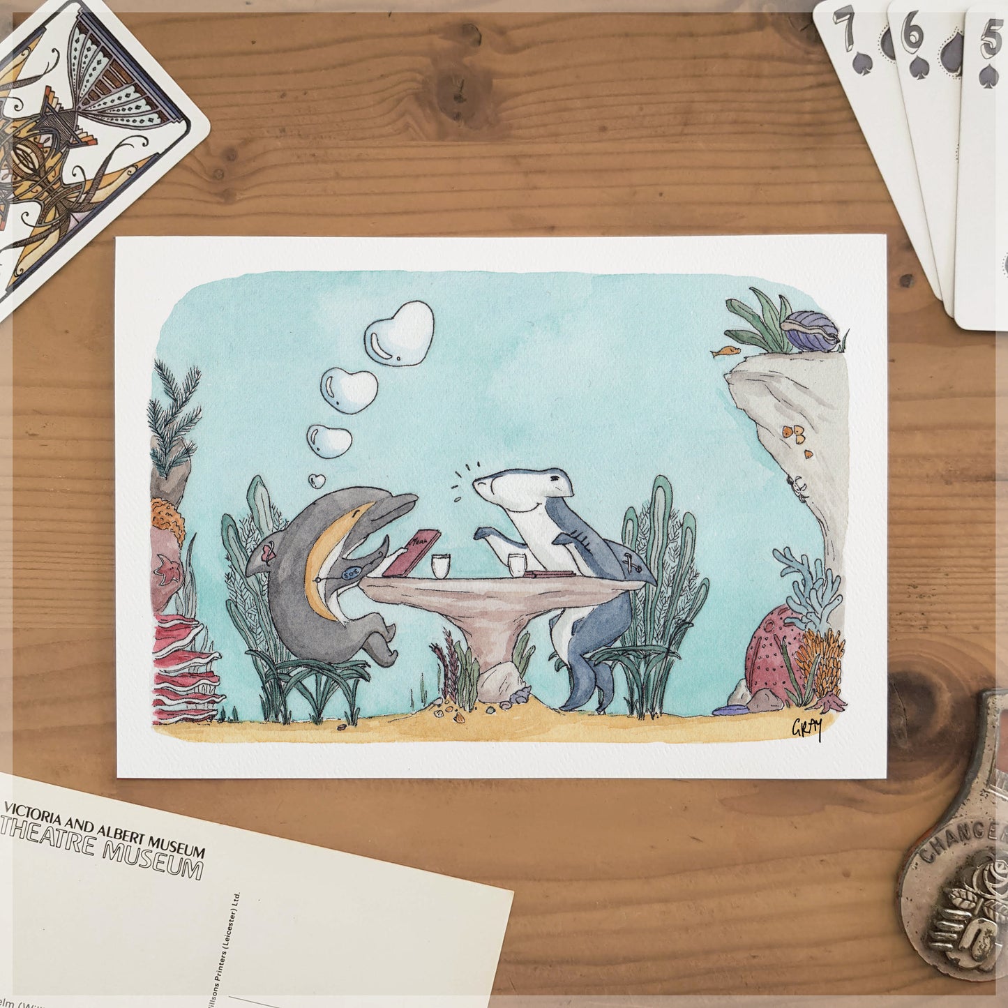 Great Barrier Romance - A5 Art Print SKU A525