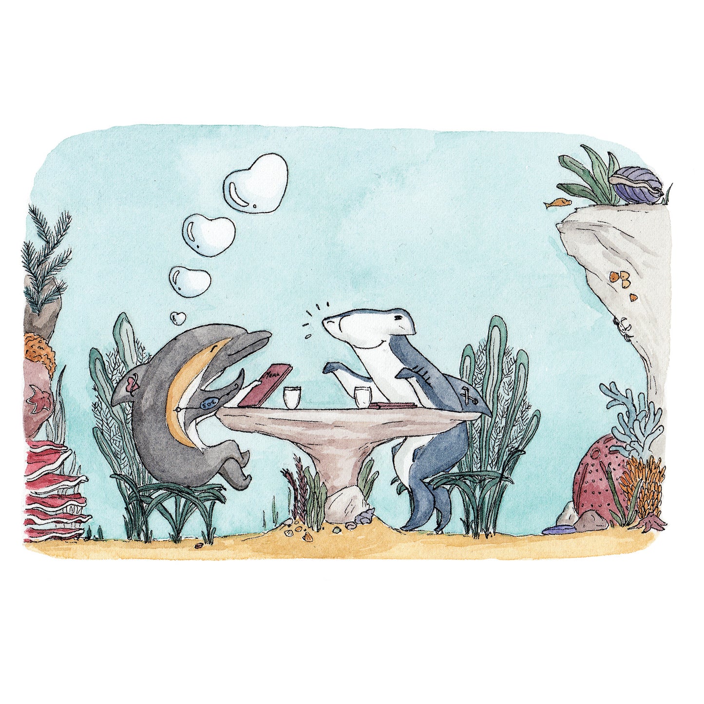 Great Barrier Romance - A5 Art Print SKU A525