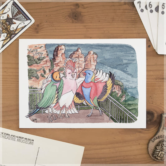 Three Sisters - A5 Art Print