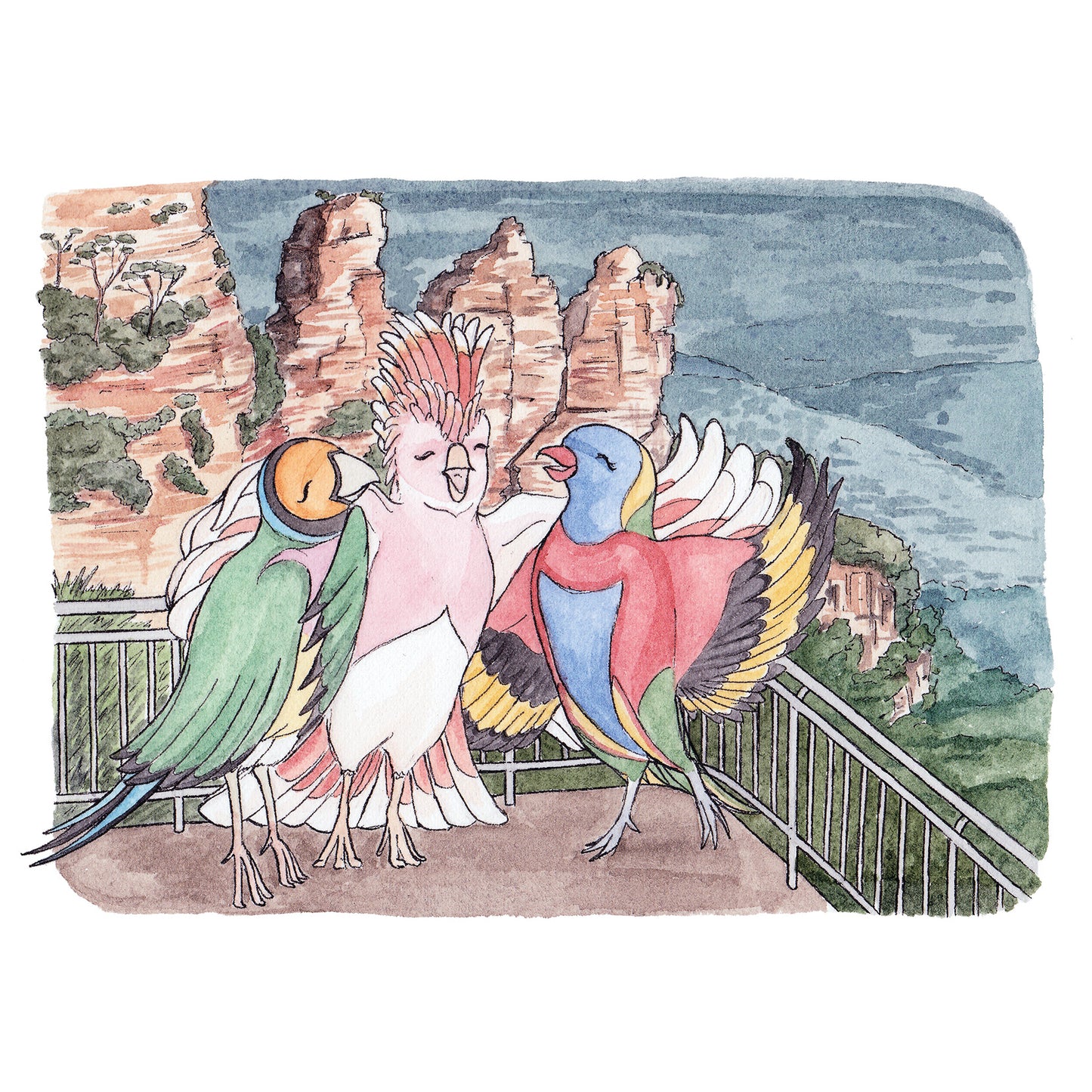 Three Sisters - A5 Art Print SKU A533
