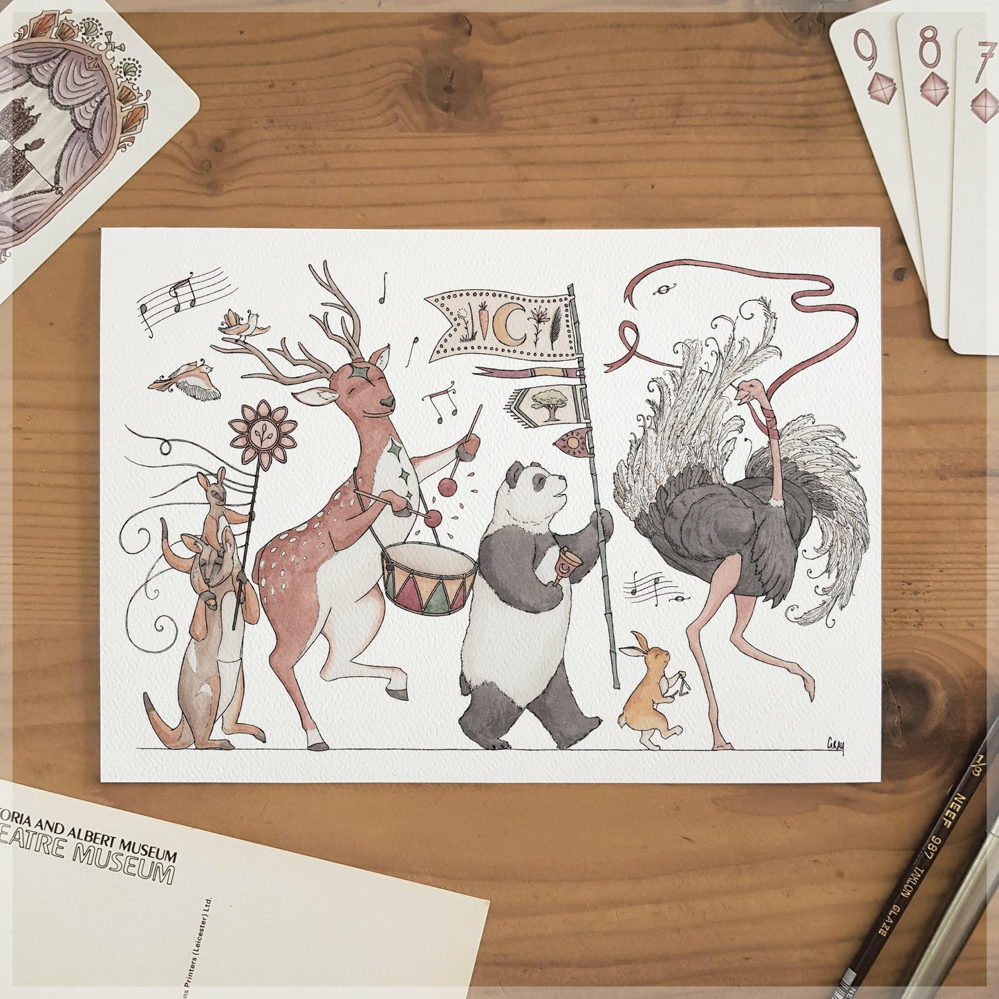 Autumn Parade - A5 Art Print SKU A535