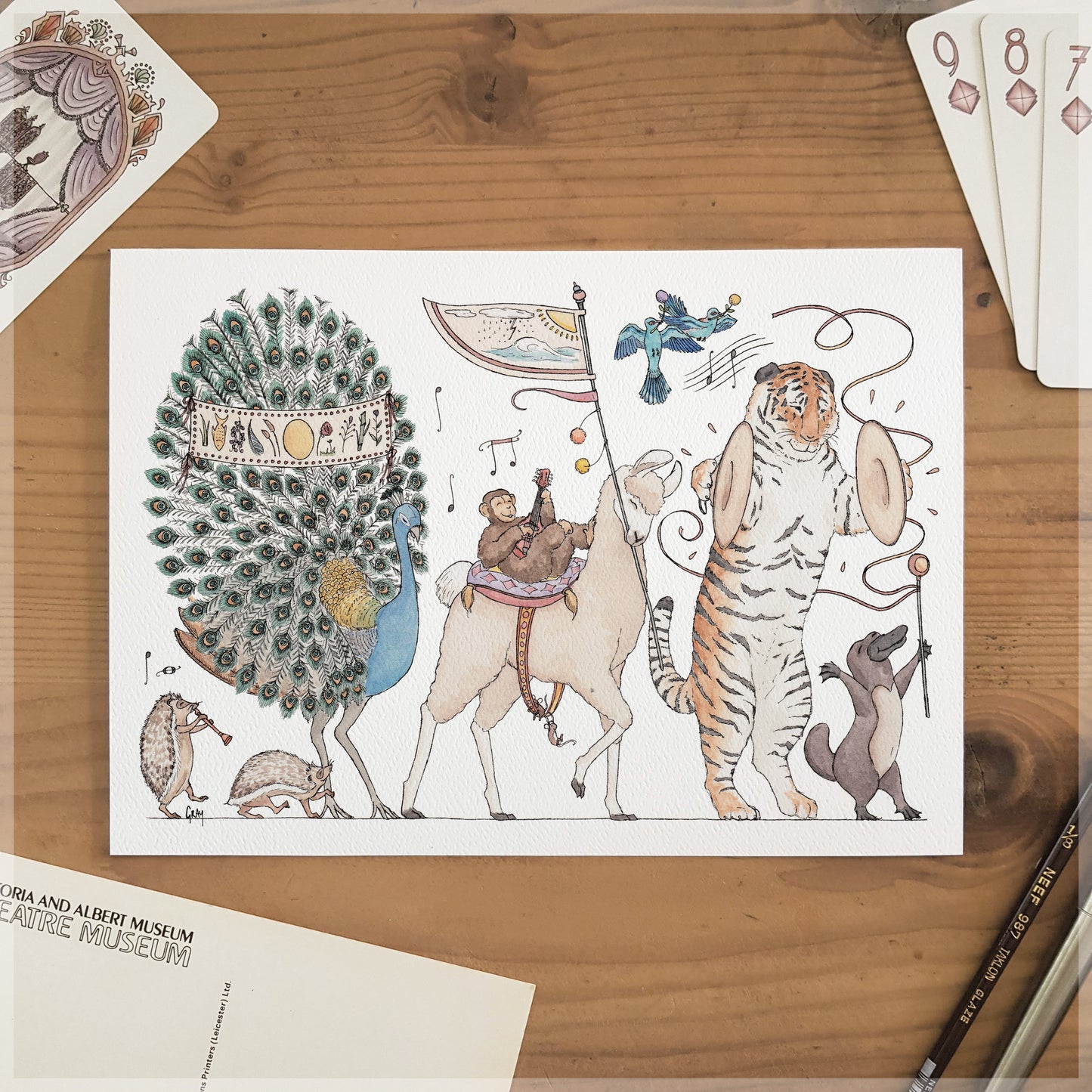 Summer Parade - A5 Art Print