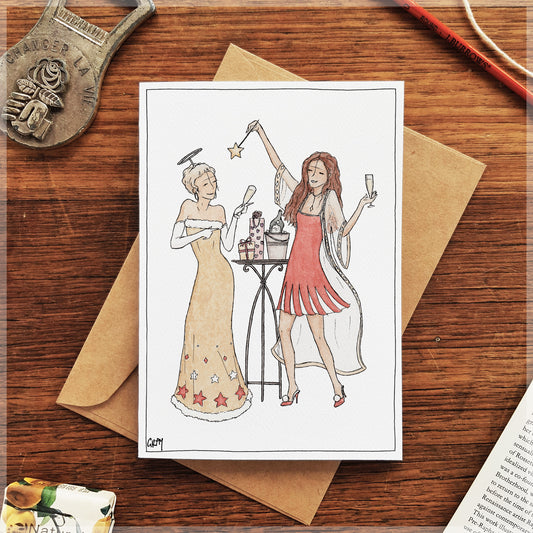 Bubbles - Greeting Card