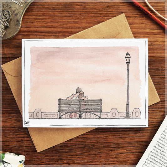 Last Light - Greeting Card