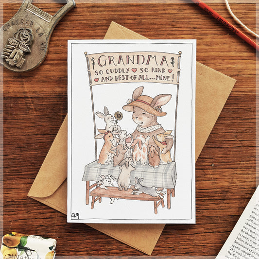My Cuddly Grandma - Greeting Card