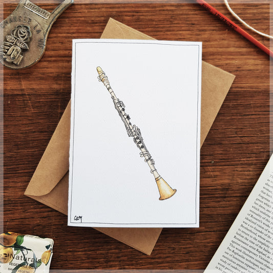 Clarinet - Greeting Card
