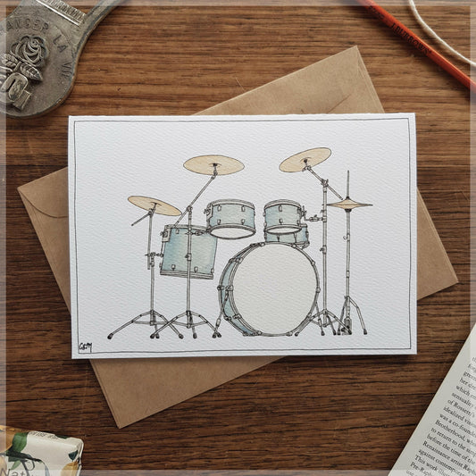 Drums - Greeting Card
