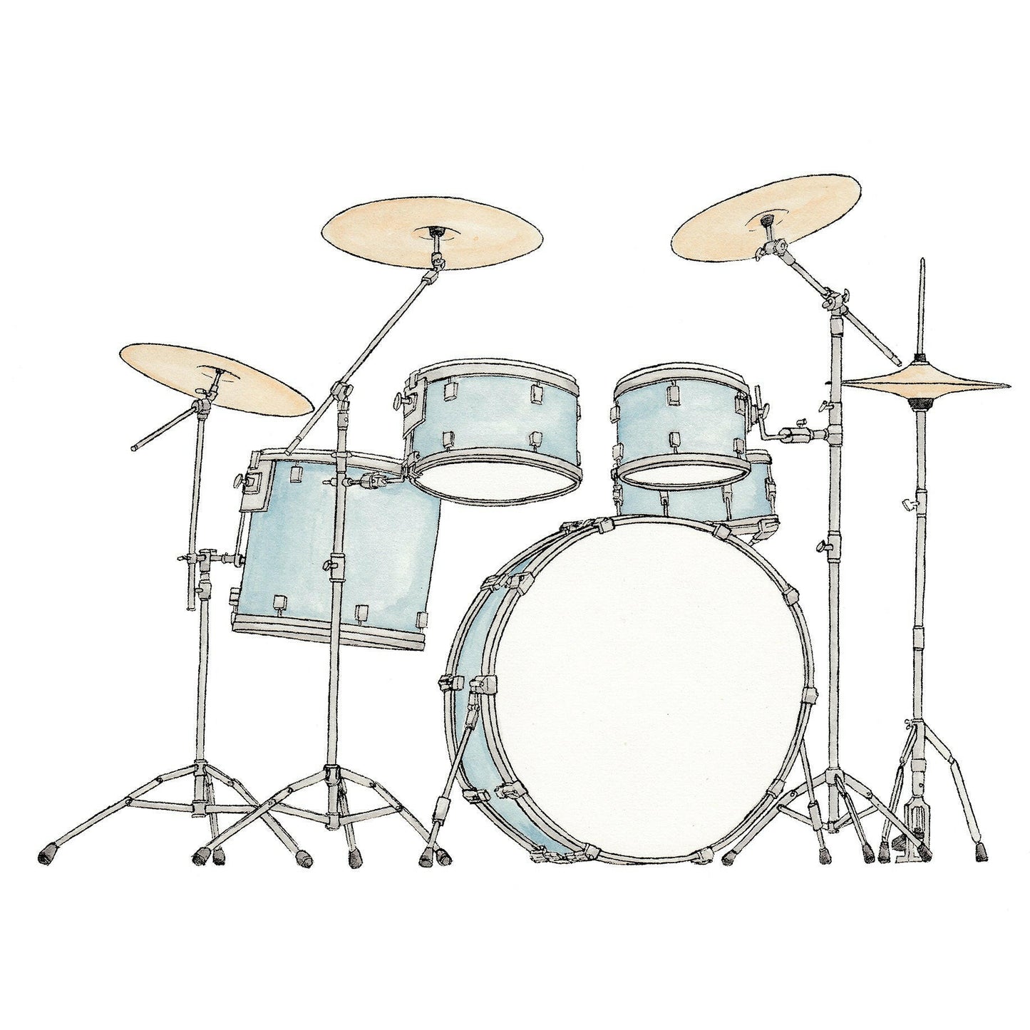 Drums - Greeting Card