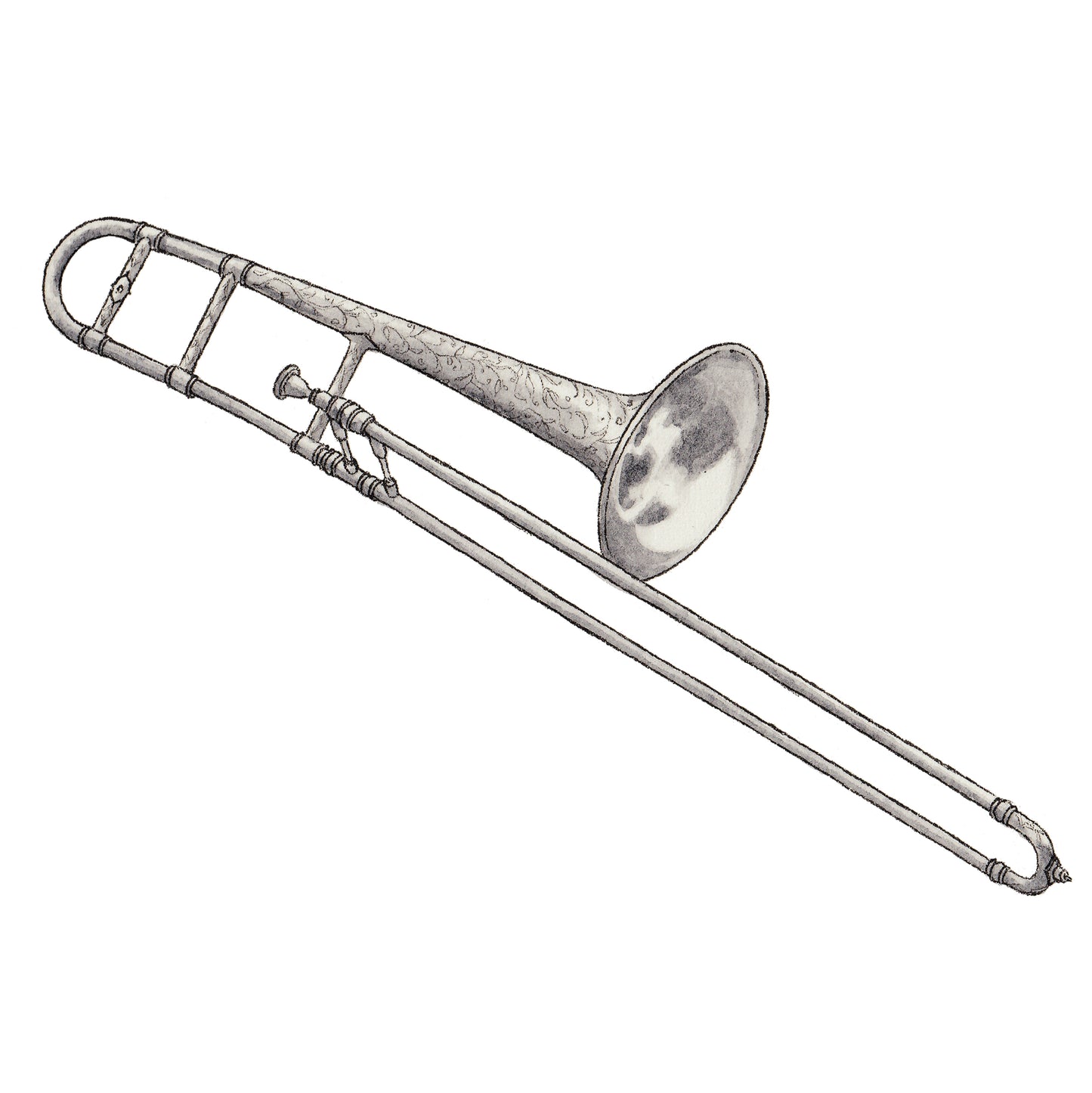 Trombone - Greeting Card