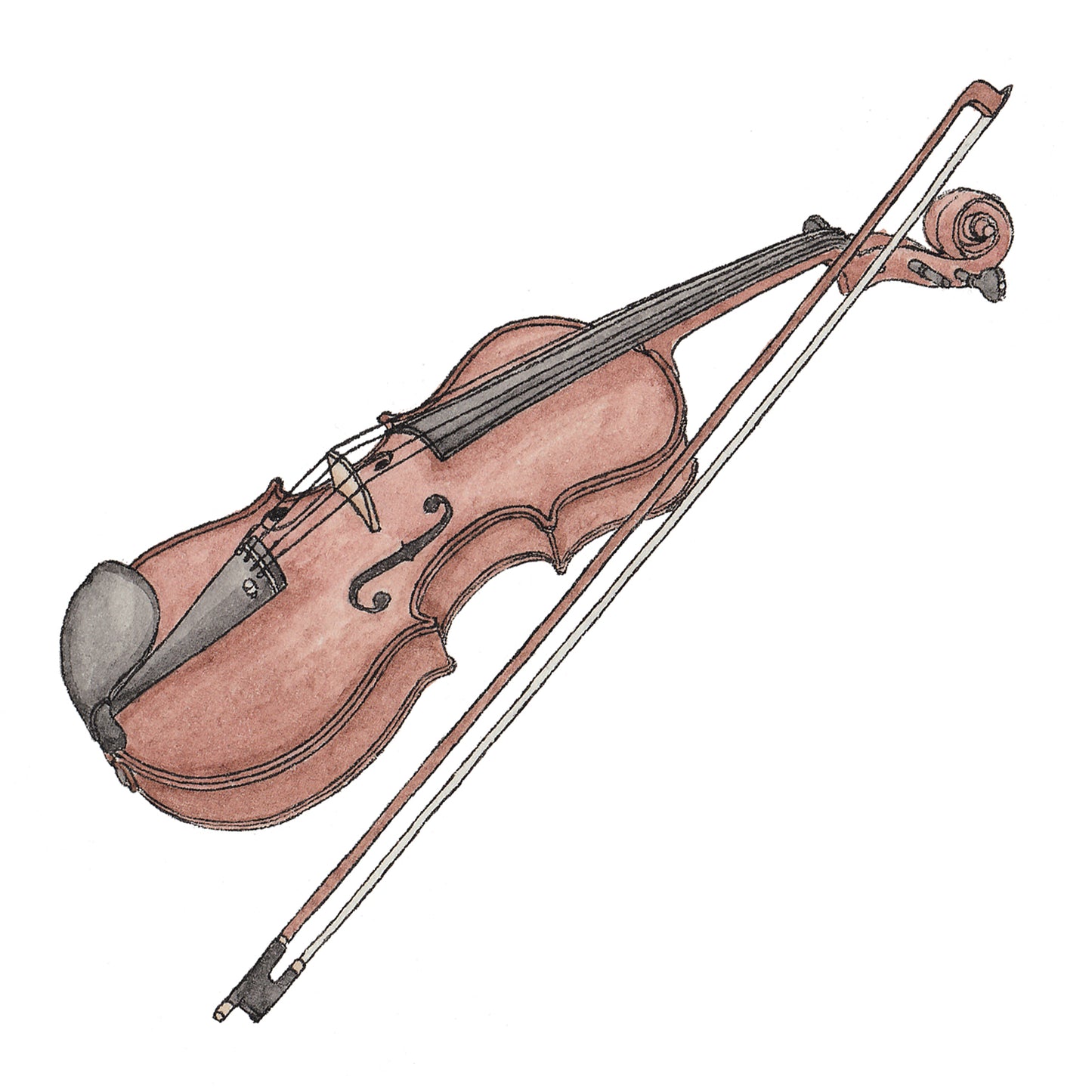 Violin - Greeting Card