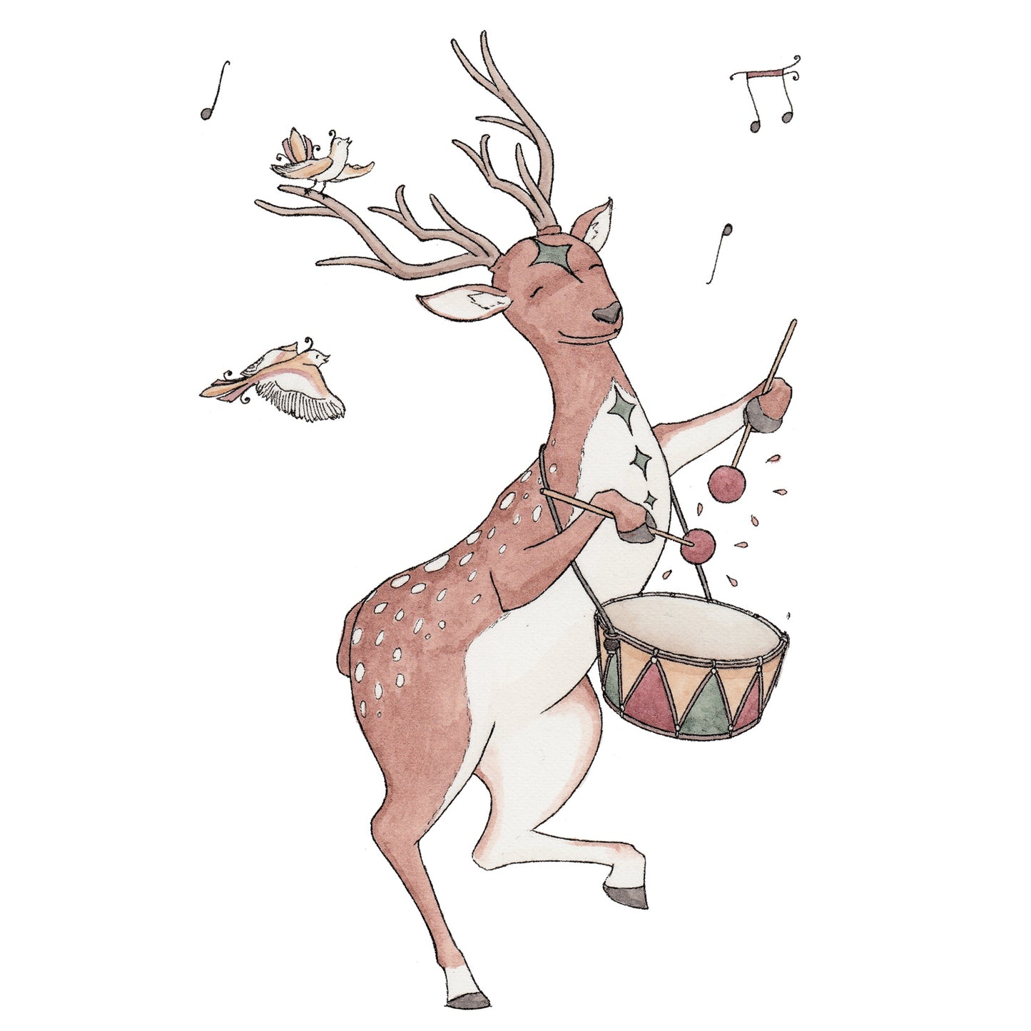 The Reindeer - Greeting Card