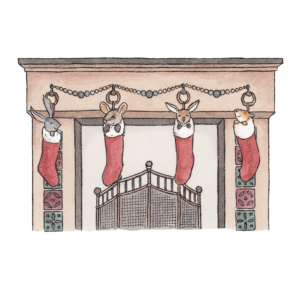 Stocking Surprise - Christmas Card