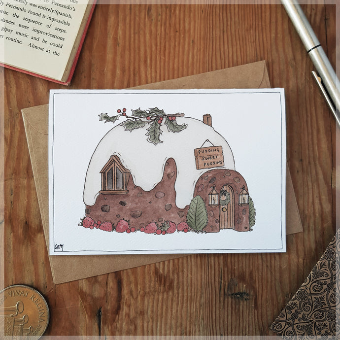 Pudding Sweet Pudding - Christmas Card