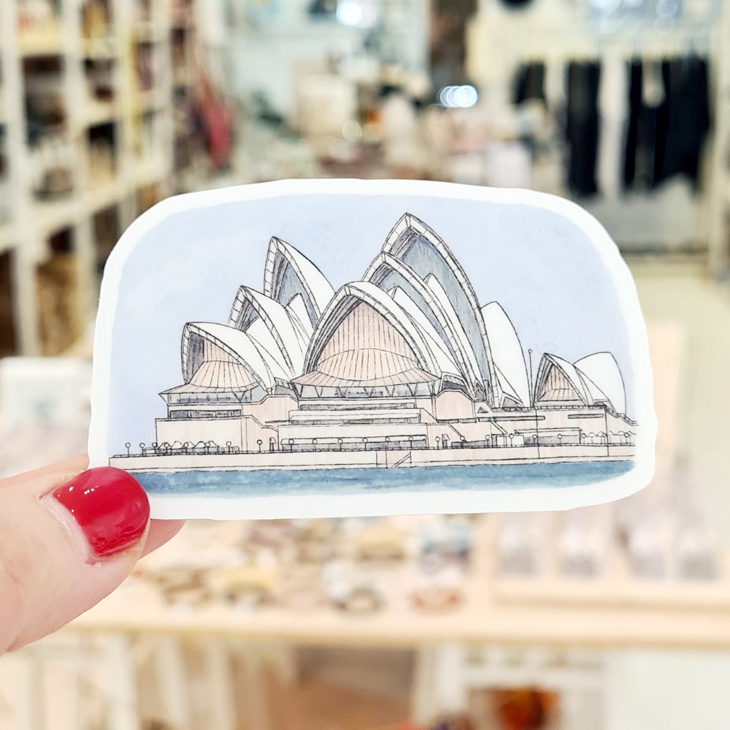 Sydney Opera House ~ Vinyl Sticker – Erlenmeyer Art