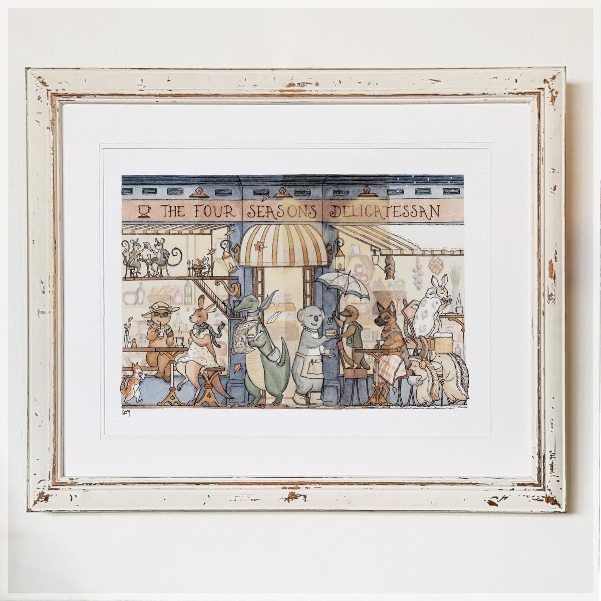 Four Seasons of Fitzroy - A3 Art Print