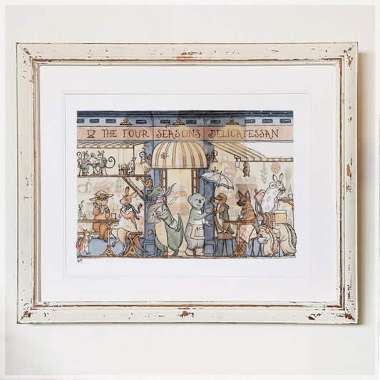 Four Seasons of Fitzroy - A3 Art Print