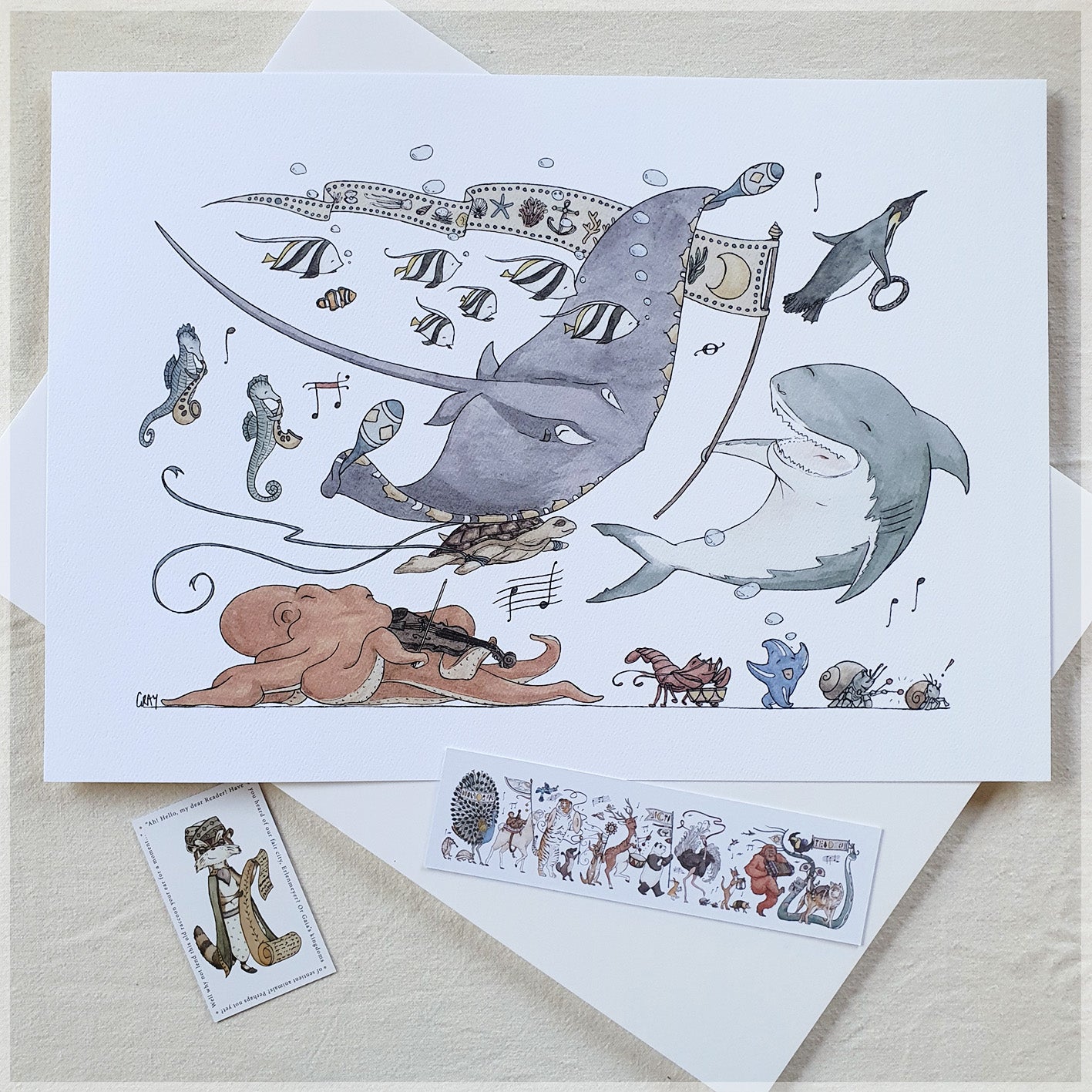 Winter Parade - A3 Art Print