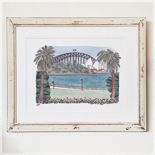 Royal Botanic Gardens - A3 Art Print