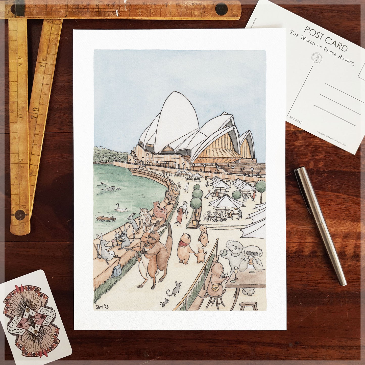 Opera House Outing - A4 Print