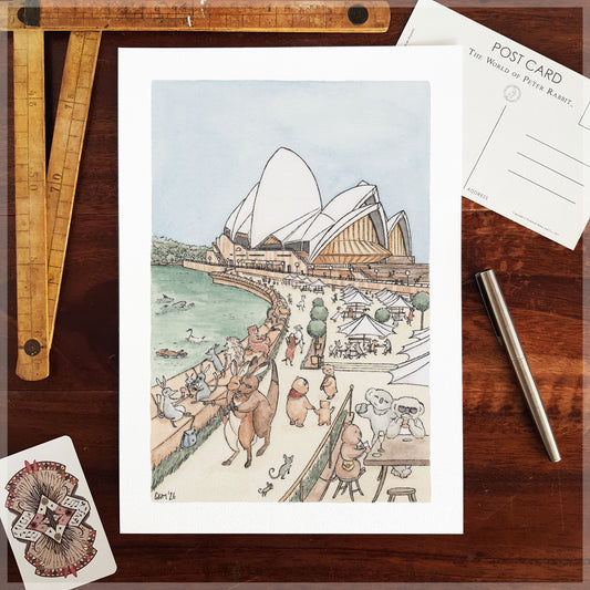 Opera House Outing - A4 Print