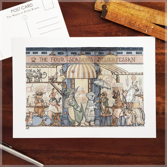 Four Seasons of Fitzroy - A4 Print