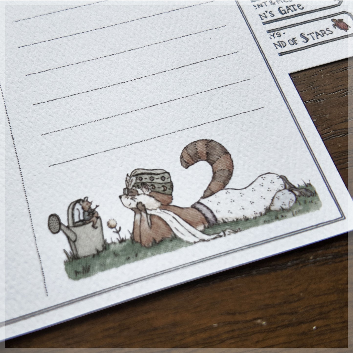 Lands of Erlenmeyer - A5 Art Postcard