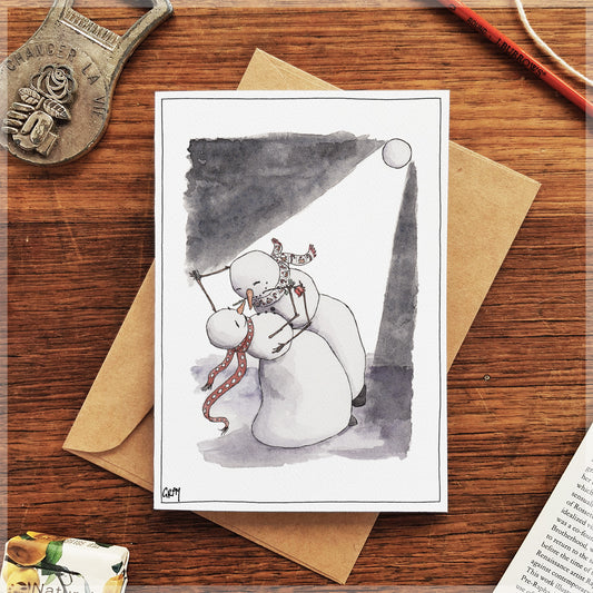 Snow Dancing - Christmas Card