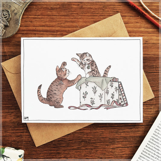 Christmas Kitties - Christmas Card